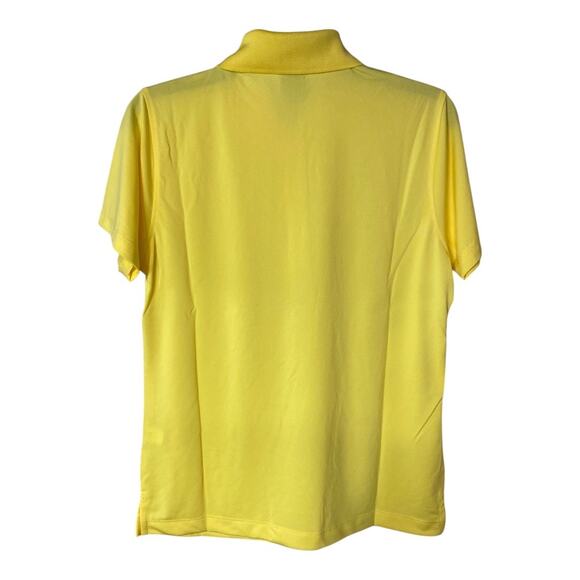 Page & Tuttle M Classic Polo Shirt Yellow Scotch Guard Protection Golf Spring - Picture 4 of 9